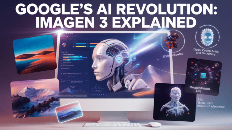 Google’s Imagen 3 AI: The Game-Changer for Digital Creators 1 A showcase of Imagen 3 generating a vivid landscape from a simple text prompt, demonstrating its high-quality rendering capabilities.