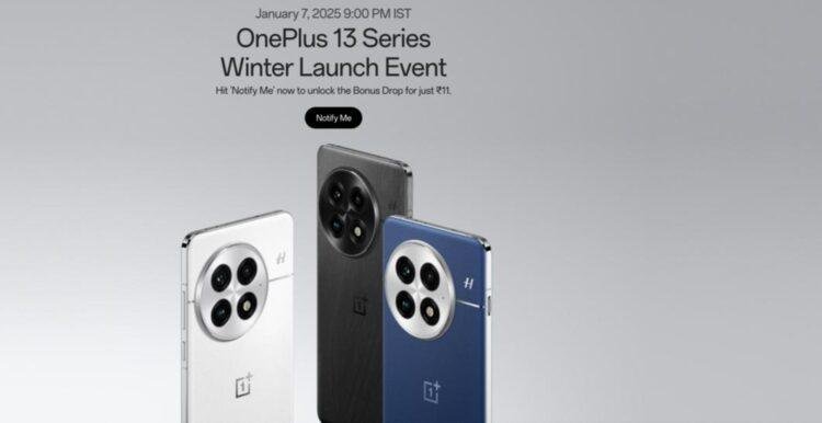 OnePlus 13 Series: On January 7, the OnePlus 13 and OnePlus Buds Pro 3 will be excitedly launched in India. 1 OnePlus 13 Series Winter Launch Event