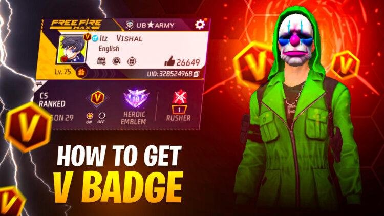 How to Get the V Badge in Free Fire (Indian Server 2025)