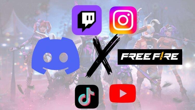 Best Platforms to Grow as a Free Fire Influencer in 2025 1 A vibrant banner showcasing popular streaming platforms (YouTube, TikTok, Twitch) with Free Fire gameplay overlays.