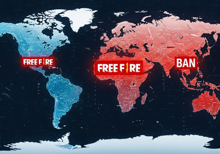 Free Fire getting banned global map