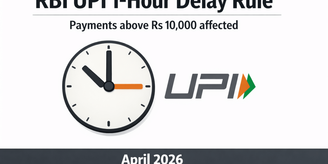 RBI proposes 1-hour delay on UPI payments above Rs 10,000 new rule 2026 explained