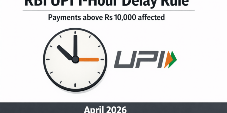 RBI proposes 1-hour delay on UPI payments above Rs 10,000 new rule 2026 explained